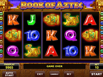Book Of Aztec pokie screen 3