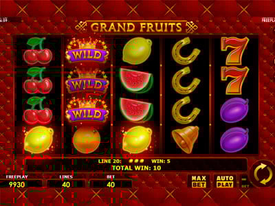 Grand Fruits pokie screen 1